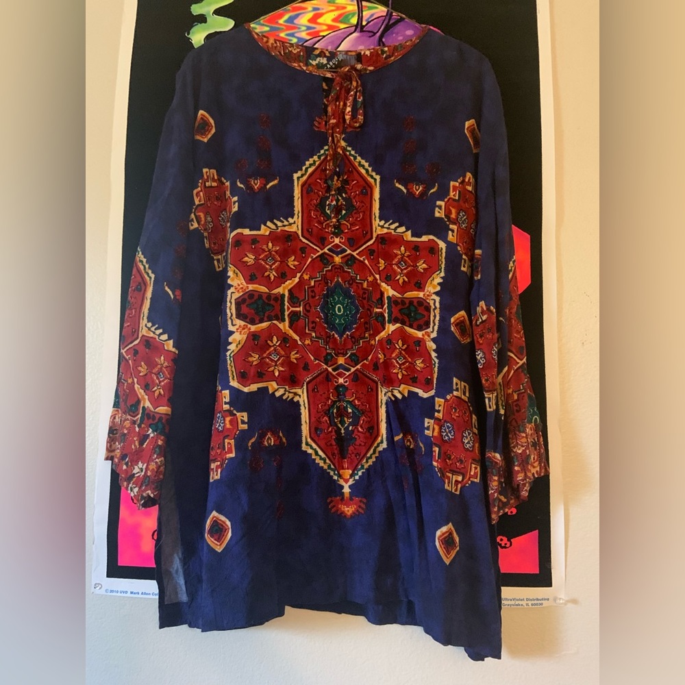 Multicolored Blouse Shirt